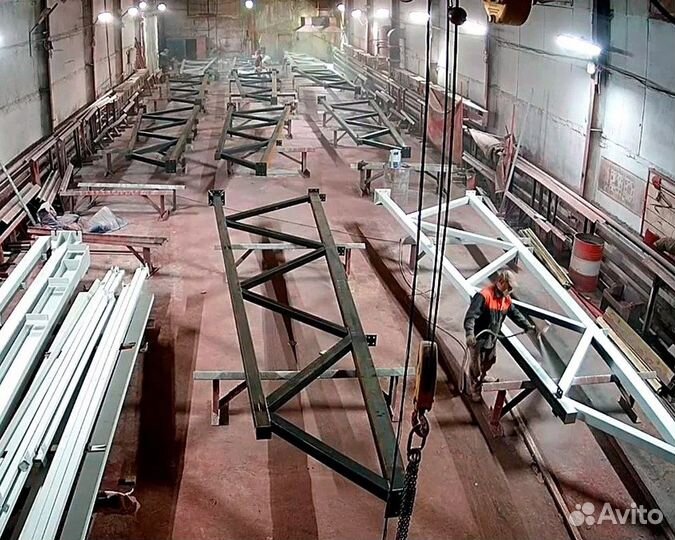 Ангары. Склады. Здания. Изготовление / монтаж