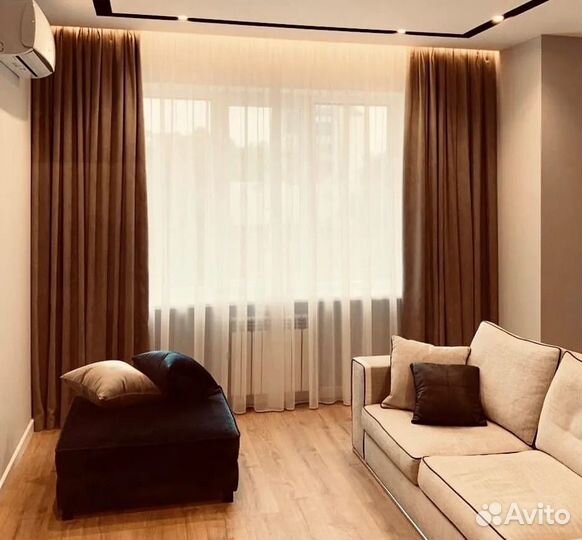 Штора из молочной вуали 600х260