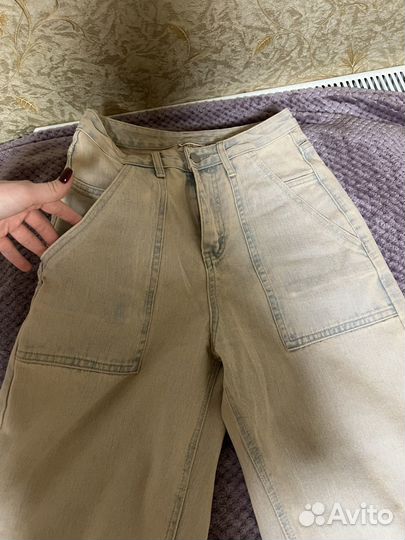 Джинсы широкие