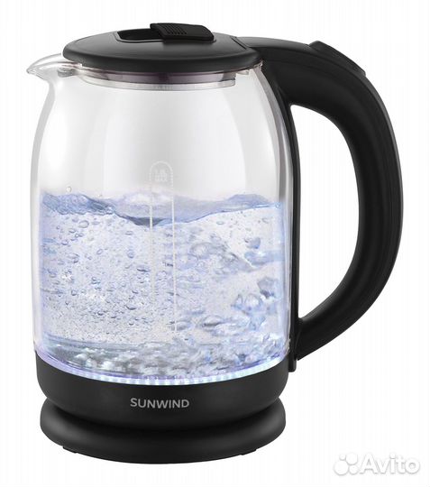 Электрический чайник с подсветкой новый