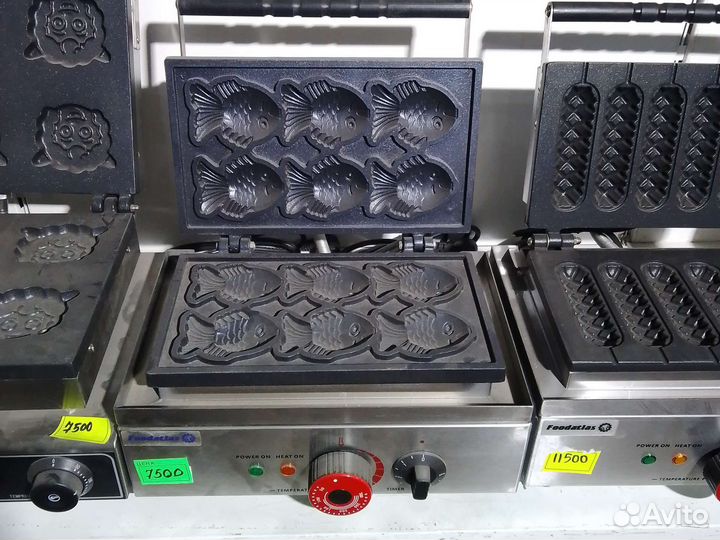 Вафельница рыбки