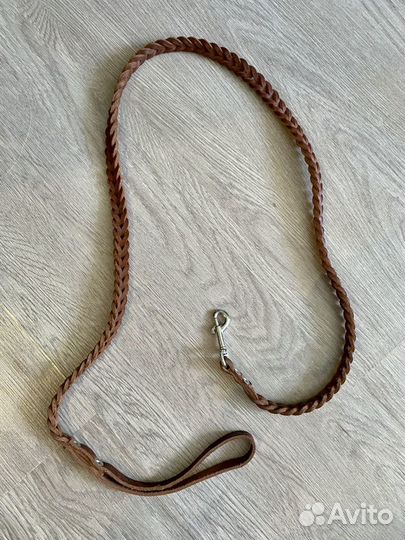 Поводок для маленьких собак/щенка нат. кожа