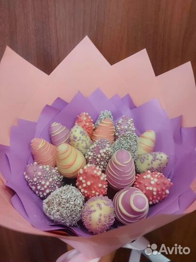 Букет клубника в шоколаде