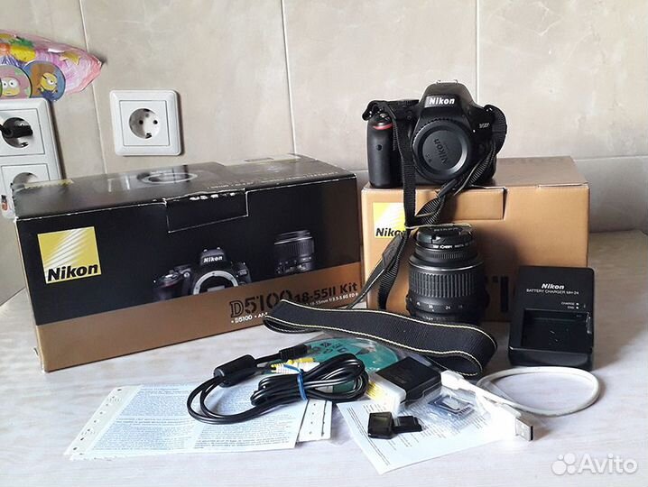 Фотоаппарат Nikon d 5100 с объективом 18-55