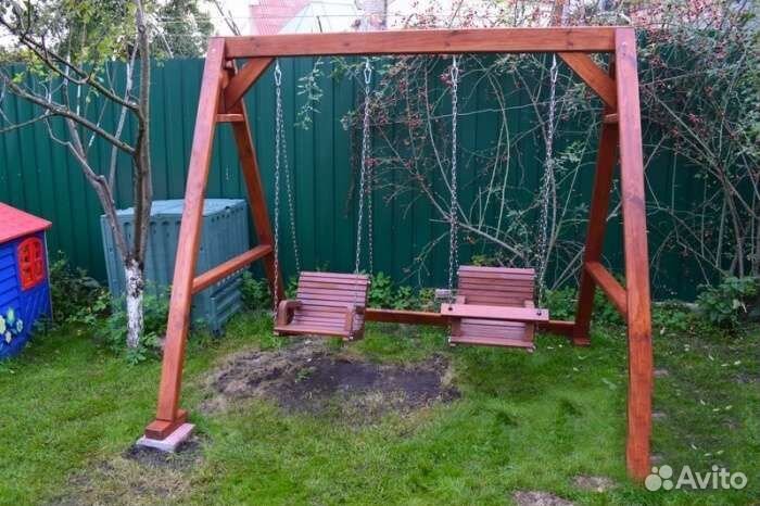 Детские качели уличные