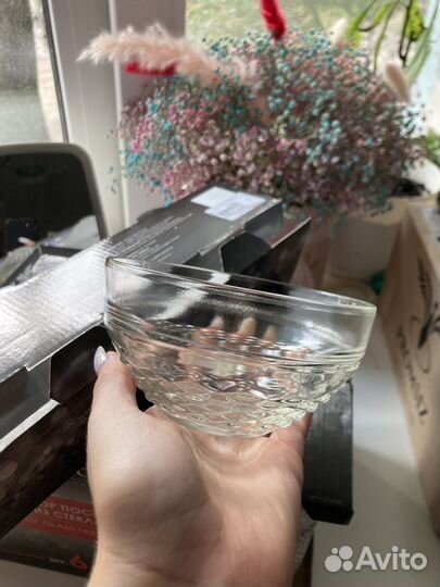 Набор посуды из стекла новый