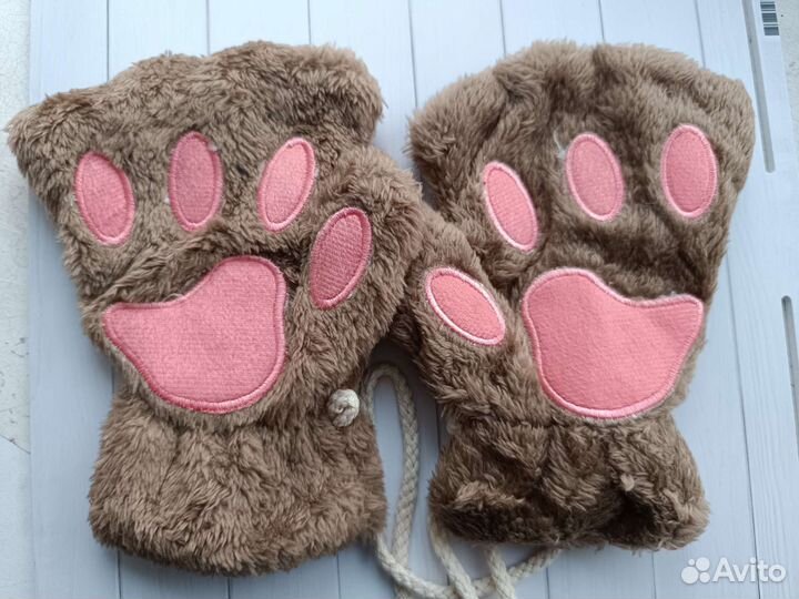 Перчатки кошачьи лапки