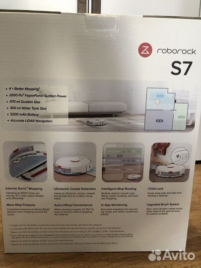 Робот пылесос xiaomi roborock s7