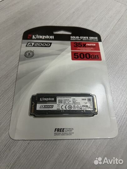 Жесткий диск SSD Kingston A2000 500Gb