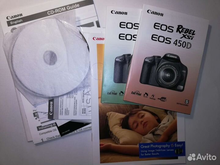 Комплект документов для Canon 450D