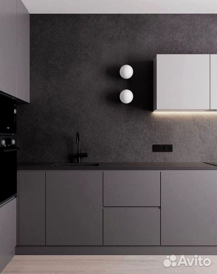 Угловой кухонный гарнитур современный