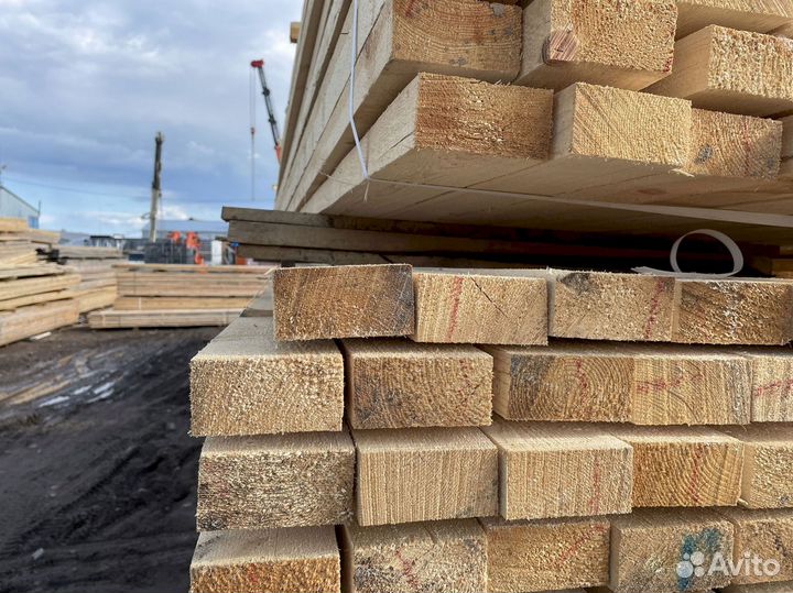 Доска обрезная 25х150