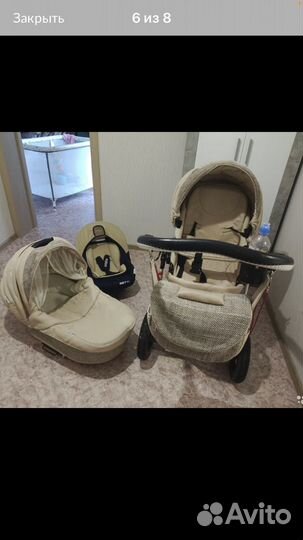 Коляска 3 в 1 baby ton