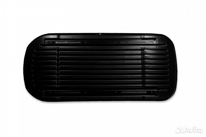 Автобокс на крышу ED Магнум 420 серый матовый