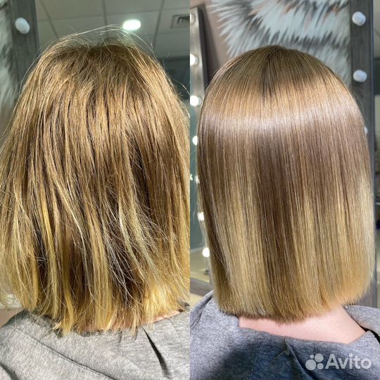 Кератин ботокс волос