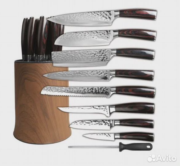 Набор кухонных ножей из 10 предметов