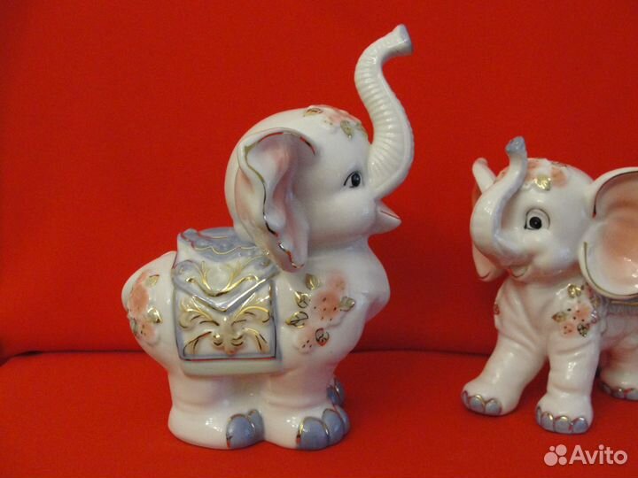 Фарфоровые слоны новые