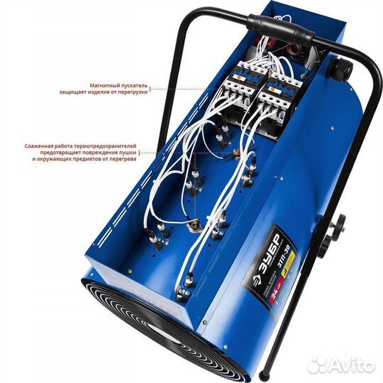 Тепловая электрическая пушка Зубр Зтп-30