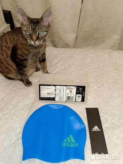 Шапочка для плавания детская adidas
