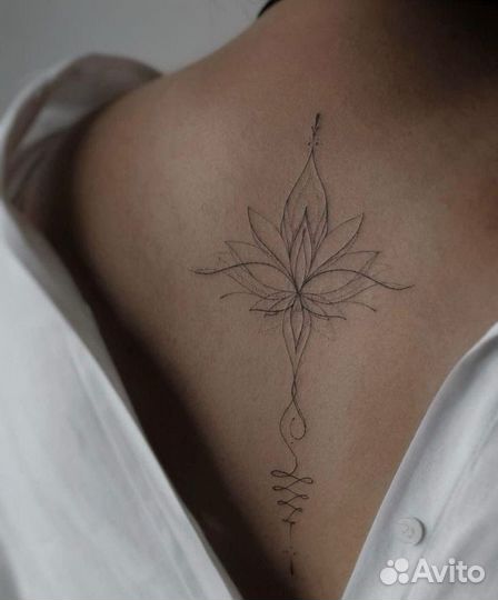 Тату минимализм