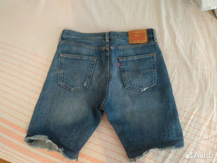 Джинсовые шорты levis 501 Оригинал,W30