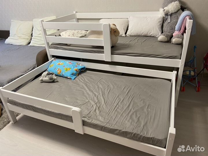 Двухъярусная кровать береза