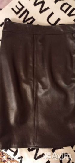 Юбка кожаная женская