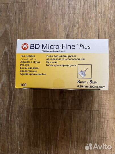 Иглы для инсулиновых шприц ручек