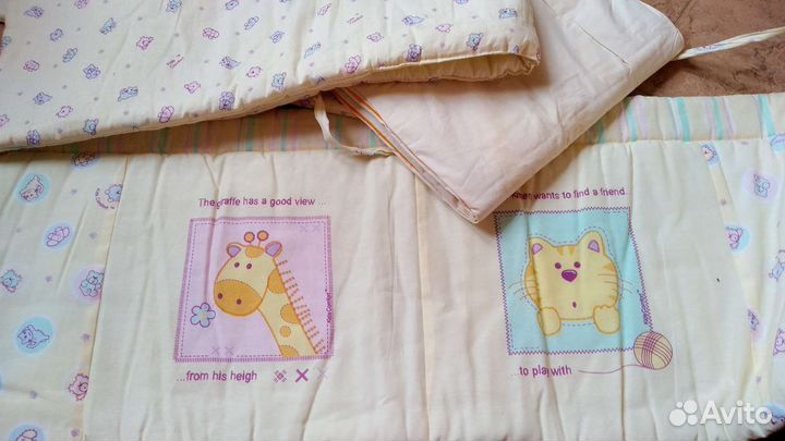 Бортики в кроватку бу