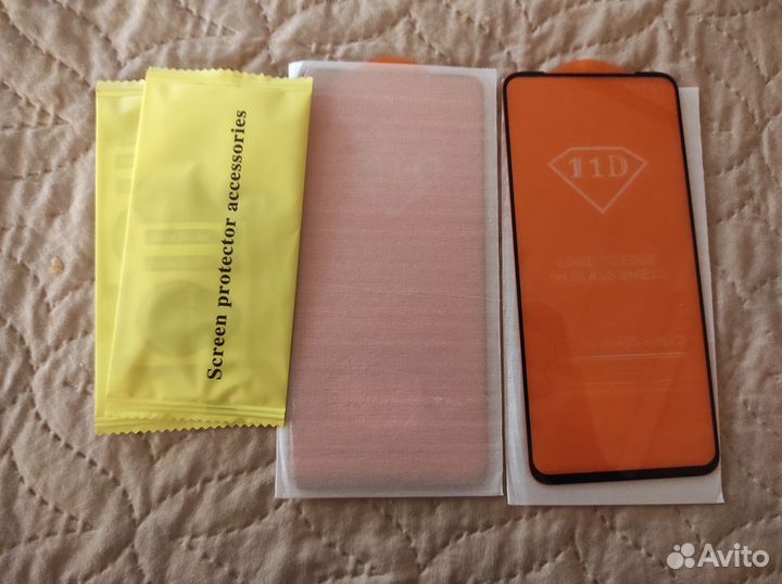 Чехол и 2 защитных стекла для xiaomi redmi note 9t