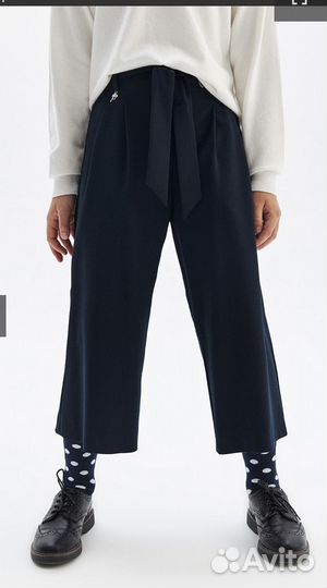 Брюки кюлоты рост 152