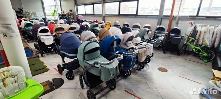 Коляски в наличии 2в1 3в1 ткань, кожа