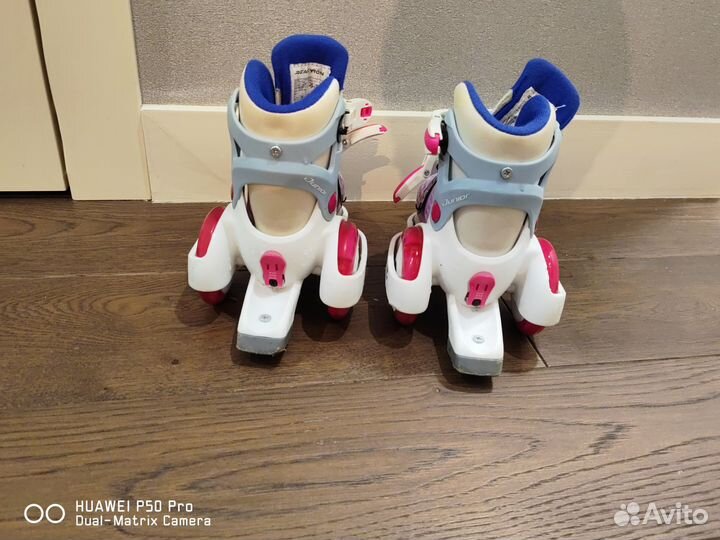 Коньки детские роликовые раздвижные 25-28р