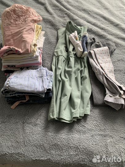 Детские вещи пакетом для девочки 3-4 года