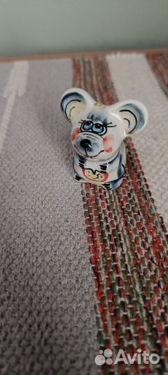 Мышка фигурка керамическая