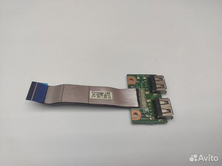 Доп плата USB на шлейфе HP 635