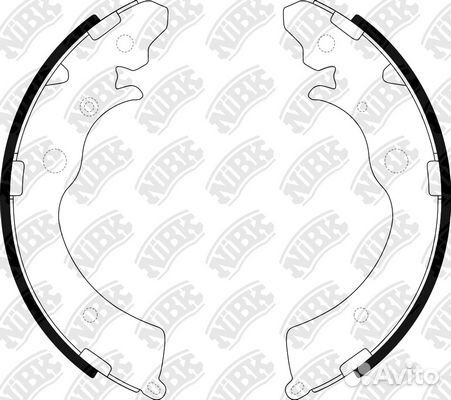 Колодки тормозные барабанные