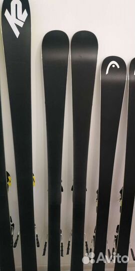 Горные лыжи, палки Head, К2, Salomon, atomoc