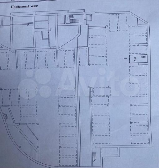 Машиноместо, 18 м²