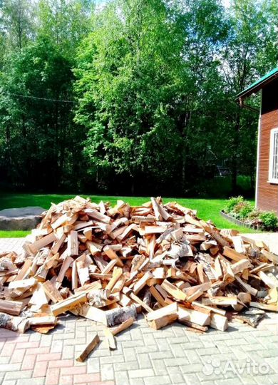 Дрова колотые Береза