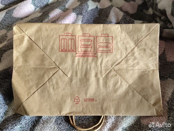 Пакет из макдональдс