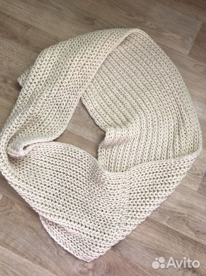 Шарф снуд вязаный