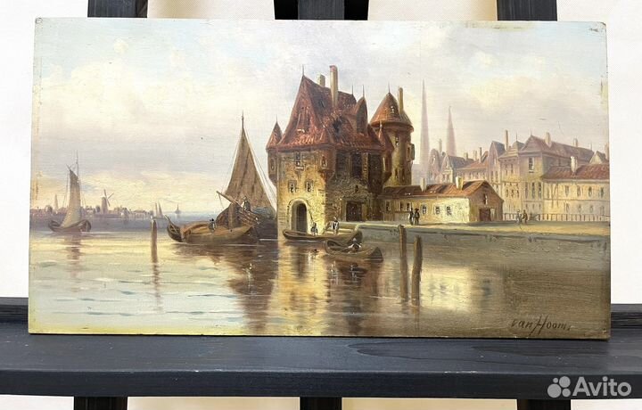 Картина маслом на дереве 