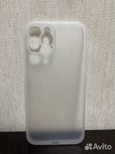 Чехол Baseus белый прозрачный iPhone 12 pro max