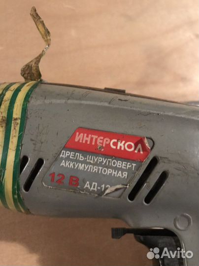 Шуруповерт интерскол