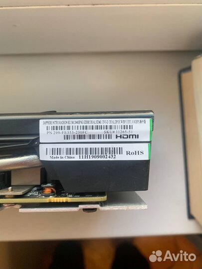 RX 580 8gb Sapphire Nitro 2048sp Гарантия