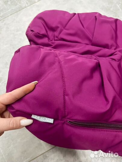 Зимний конверт в коляску stokke