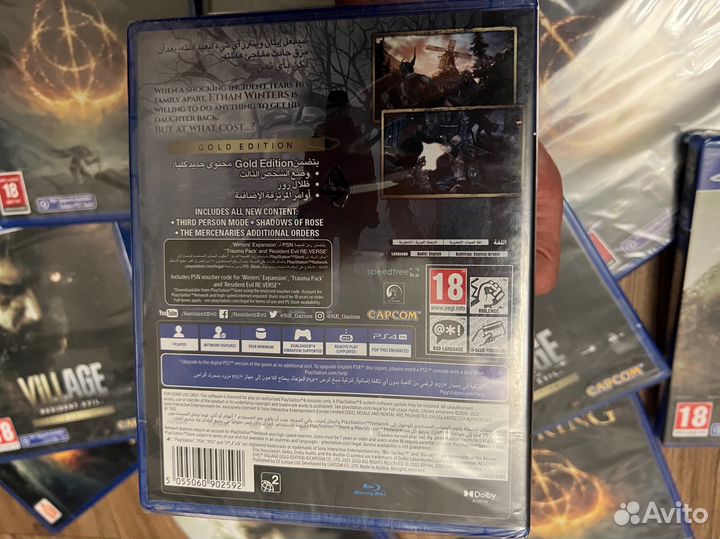 Диск Resident Evil Village Gold Edition PS4 Новый