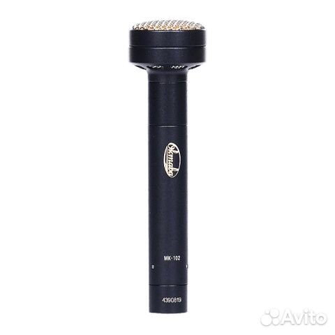 Мк-102 (черный, в картонной коробке) микрофон Окта