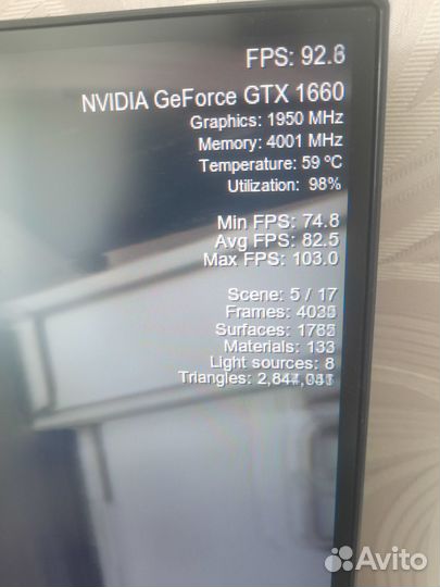 GTX 1660 gaming OC 6144MB 192bit gddr5